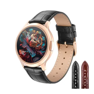 Smartwatch Noga Watch NG-SW25C con Malla de Cuero