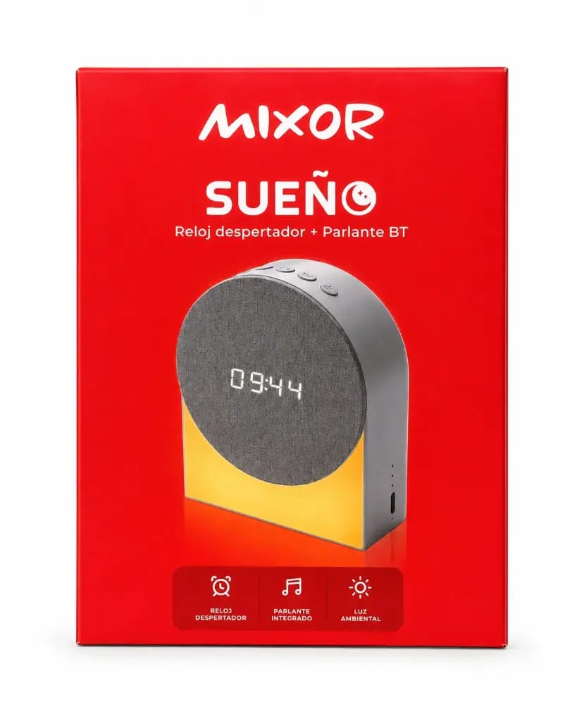 Parlante Despertador Mixor SUEÑO