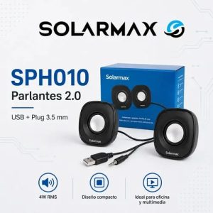 Parlantes PC Solarmax SPH010