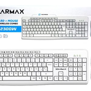 Kit teclado + mouse SOLARMAX KMC2300W